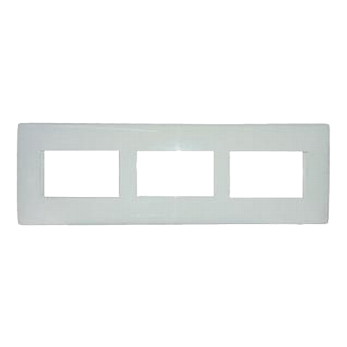 Legrand Mylinc 9M Matt Grey Plate With Frame, 6763 57